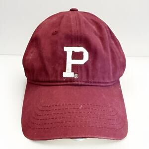 Portland Gear Mens Red “P” Oregon Map Cotton Blend Adjustable Strapback Hat Cap
